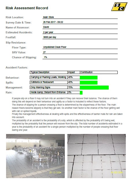 Example Risk Assessment Form