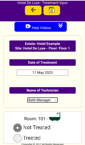 treatment record